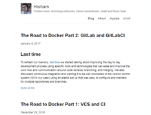 Tablet Screenshot of hisham.cc